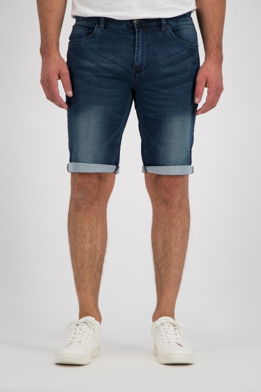 kaas Lake Taupo Mark 24/7 Jeans - Elm jog denim short med blue - Jojo jeans