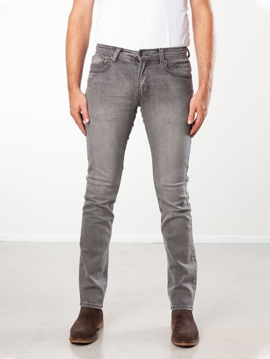 New Star – JV stretch slim fit grey denim