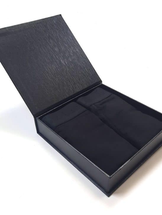 Bamboo basics – 2 boxers giftbox zwart