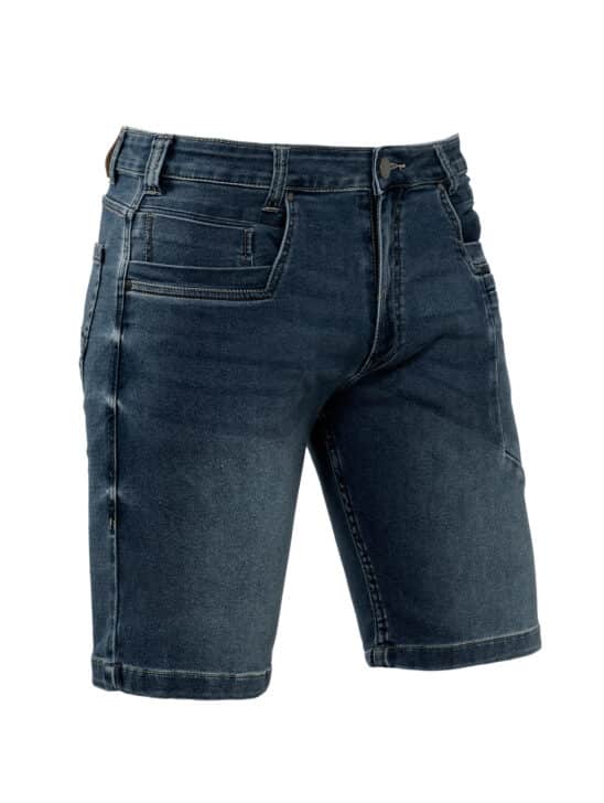 Brams Paris – Denim short stretch dark blue met zak