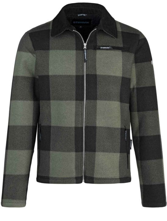 Storvik – houthakkers fleece vest groen