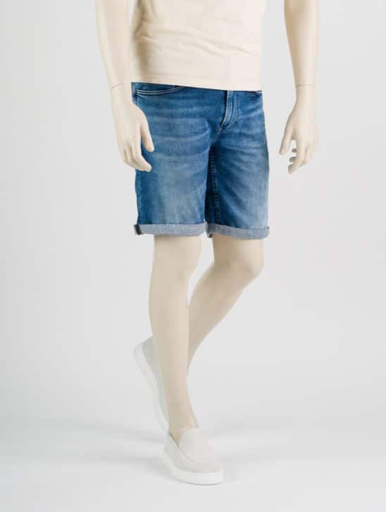 24/7 Jeans – Palm Slim short SH05 medium blue denim used