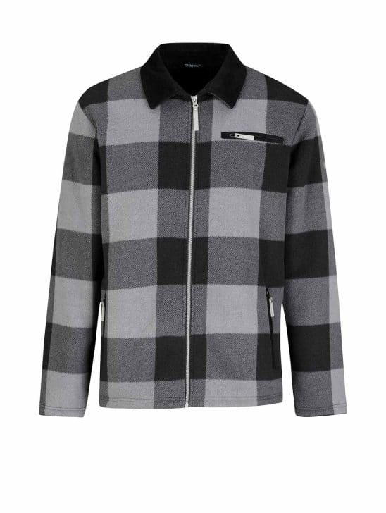 Storvik – houthakkers fleece vest grijs